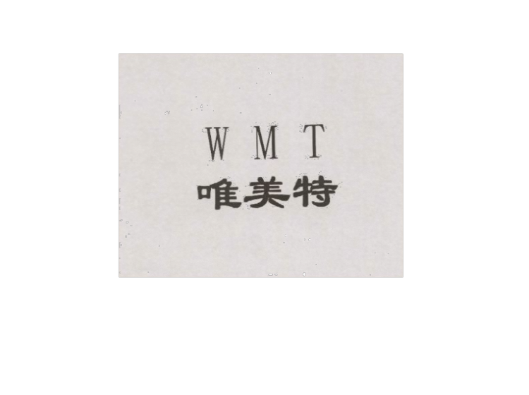 唯美特 WMT商标