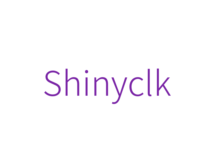Shinyclk