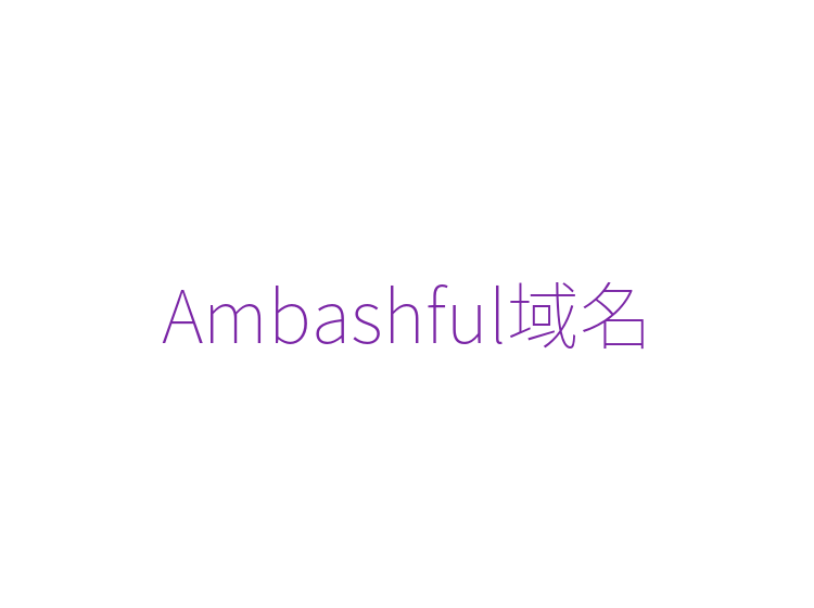 Ambashful域名