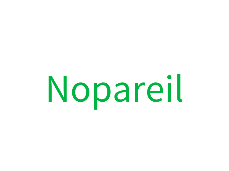Nopareil