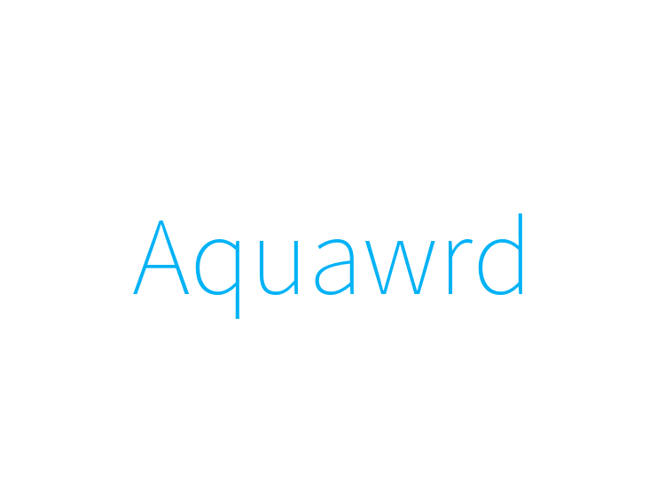 Aquawrd