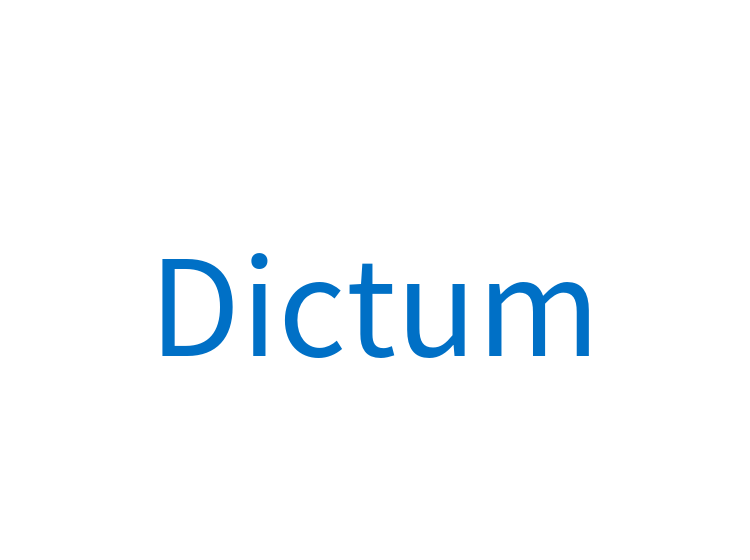 Dictum