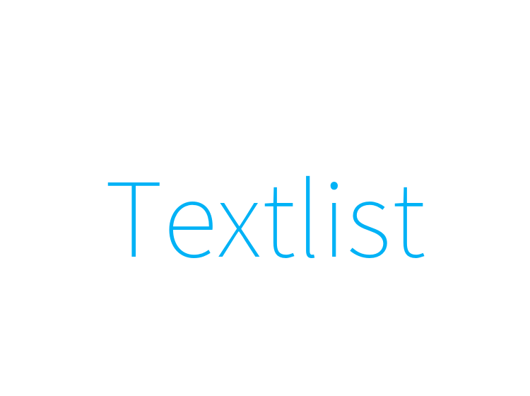 Textlist