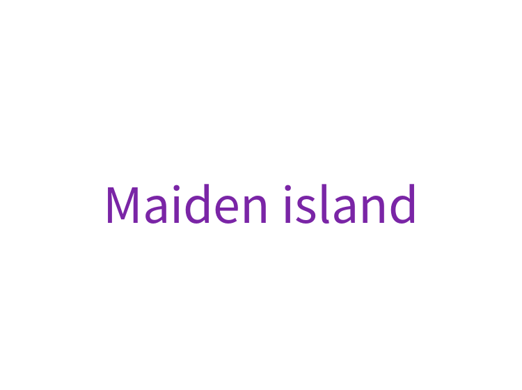 Maiden island