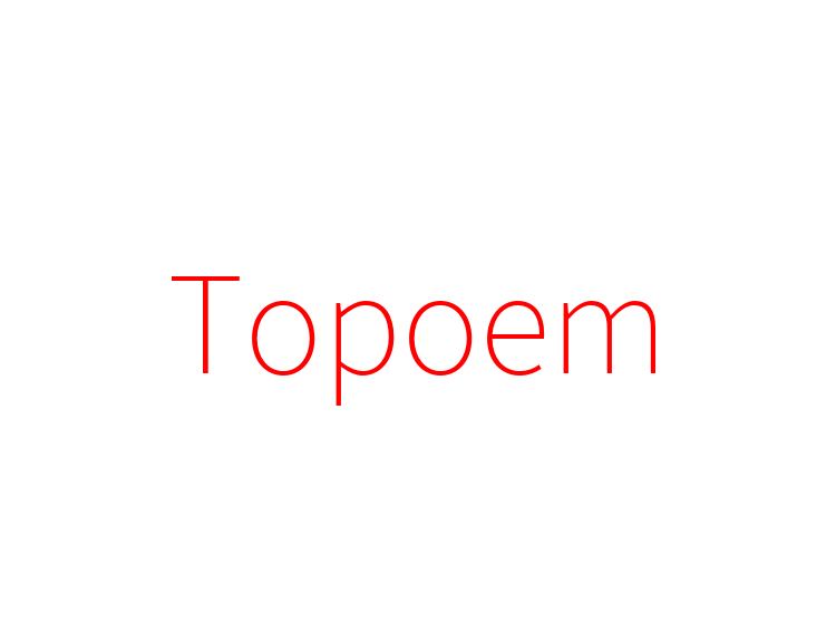 Topoem