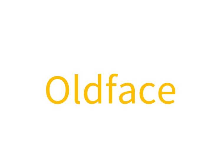 Oldface