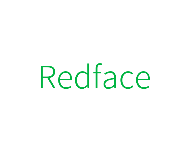 Redface