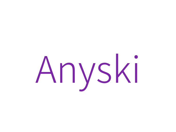 Anyski