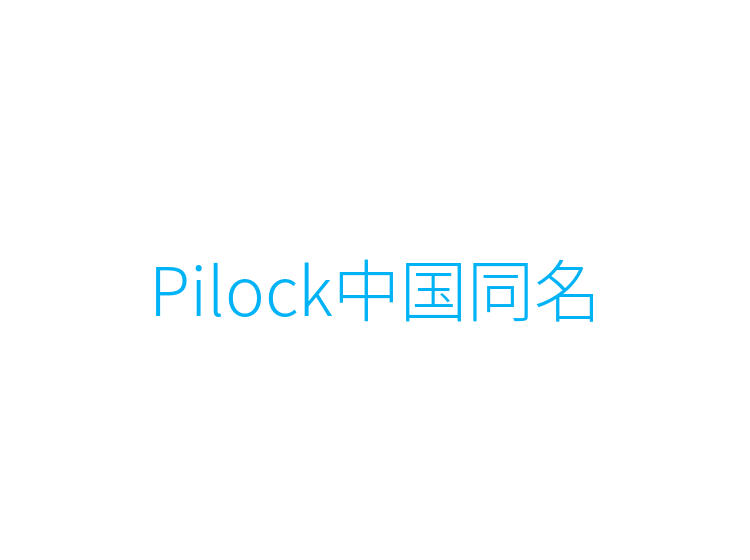 Pilock中国同名
