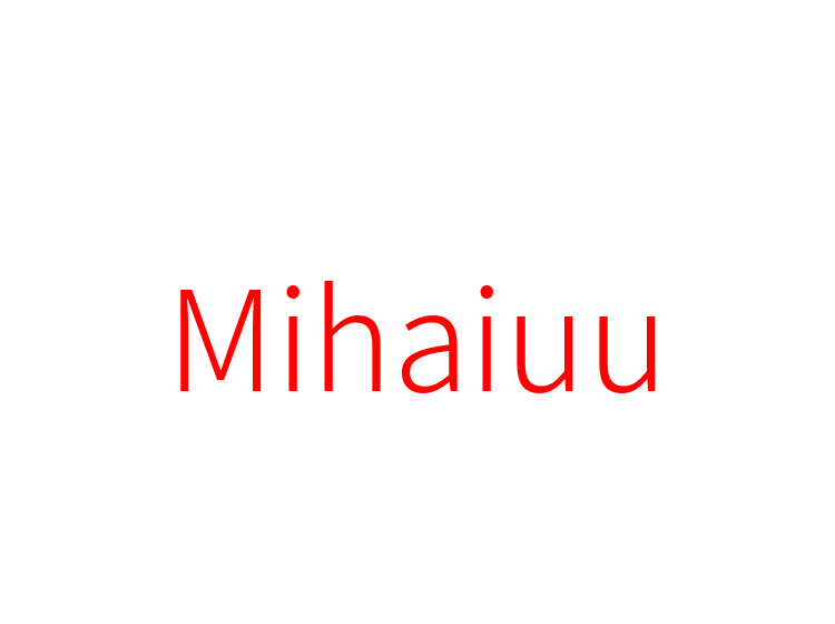 Mihaiuu