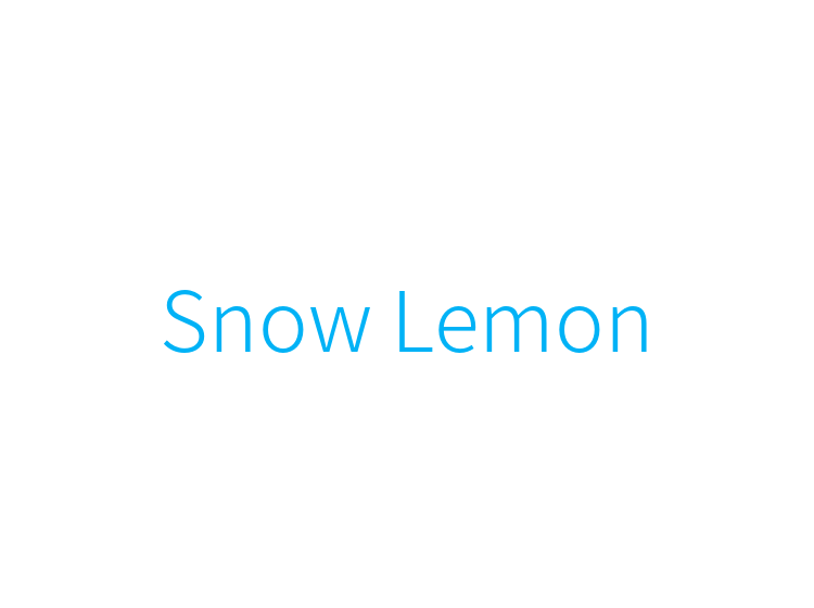 Snow Lemon