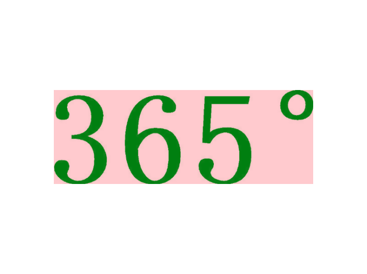 365°